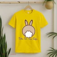 Talk To The Puff Funny Easter Bunny T-Shirt thumb 2
