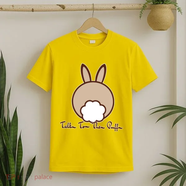 Talk To The Puff Funny Easter Bunny T-Shirt