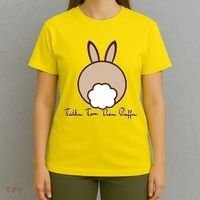 Talk To The Puff Funny Easter Bunny T-Shirt thumb 4