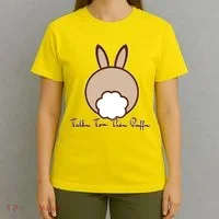 Talk To The Puff Funny Easter Bunny T-Shirt thumb 4