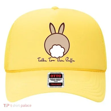 Talk To The Puff Funny Easter Bunny Hat