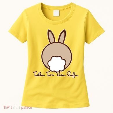 Talk To The Puff Funny Easter Bunny Women's T-Shirt