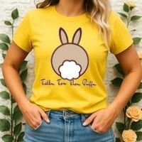 Talk To The Puff Funny Easter Bunny Women's T-Shirt thumb 2