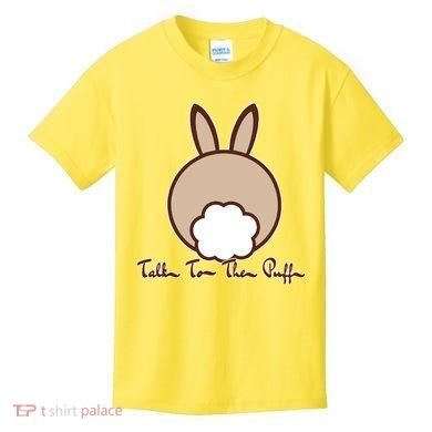 Talk To The Puff Funny Easter Bunny Kids T-Shirt