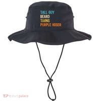 Tall Guy Beard Twins Purple Hoser Bucket Hat thumb 0