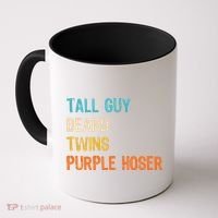 Tall Guy Beard Twins Purple Hoser Coffee Mug thumb 0