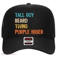 Tall Guy Beard Twins Purple Hoser Hat thumb 0