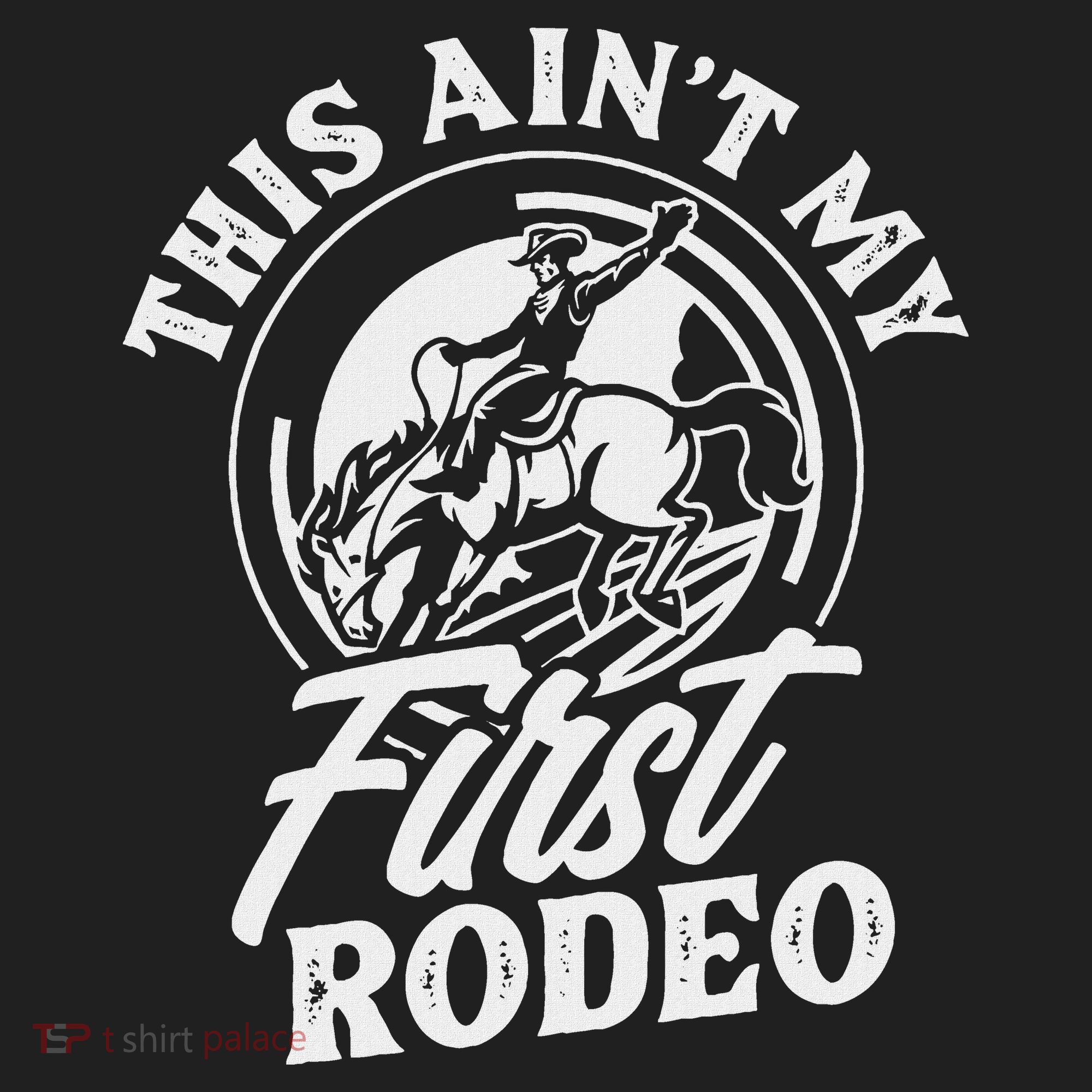 This Ain't My First Rodeo Funny Cowboy Rodeo Bull Rider Beanie