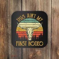 This AinT My First Rodeo Southern Western Bull Skull Coaster thumb 0