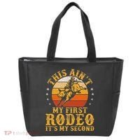 This AinT My First Rodeo ItS My Second Bull Riding Art Tote Bag thumb 0