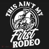 This Ain't My First Rodeo Funny Cowboy Rodeo Bull Rider T-Shirt thumb 7