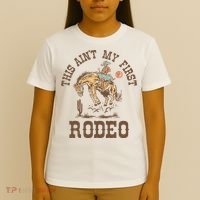 This Ain't My First Rodeo Western Country Cowboy Birthday T-Shirt thumb 4