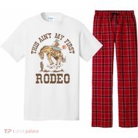 This Ain't My First Rodeo Western Country Cowboy Birthday Pajama Set thumb 0