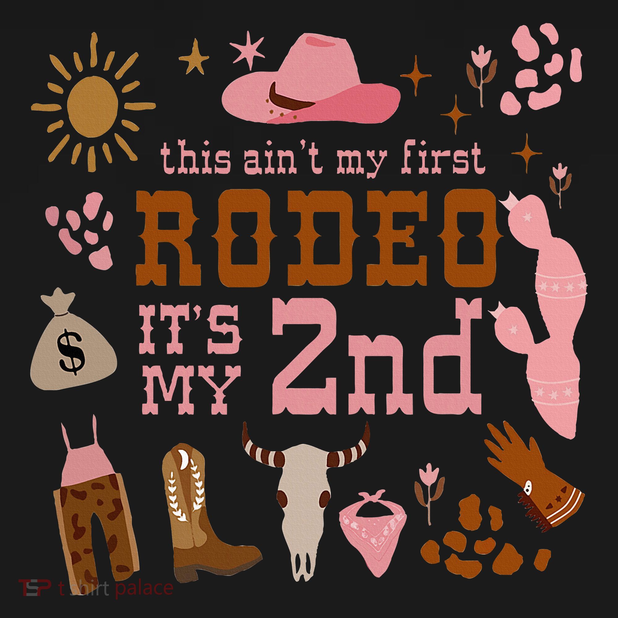 This AinT My First Rodeo Its My 2nd Girl Birthday Outfit Kids Sweatshirt