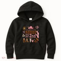 This AinT My First Rodeo Its My 2nd Girl Birthday Outfit Kids Hoodie thumb 0