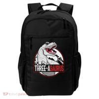 Three Asaurus Matching Family Dinosaur 3rd Birthday Backpack thumb 0