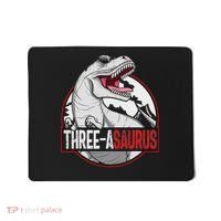 Three Asaurus Matching Family Dinosaur 3rd Birthday Mousepad thumb 0