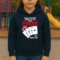 There Are More Things In Life Than Poker Kids Hoodie thumb 3