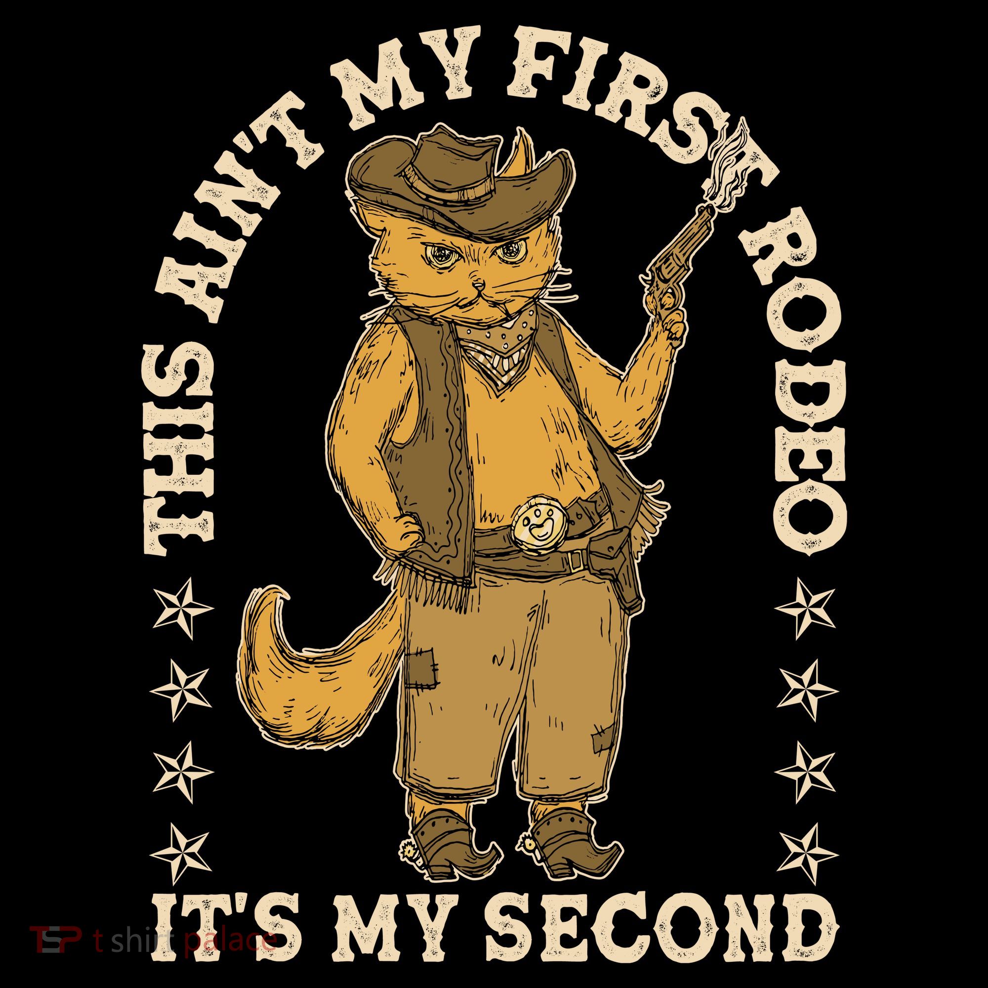This Ain’T My First Rodeo It’S My Second USA-Made Doggie Bandana