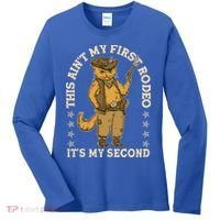 This Ain’T My First Rodeo It’S My Second Women's Long Sleeve Shirt thumb 0