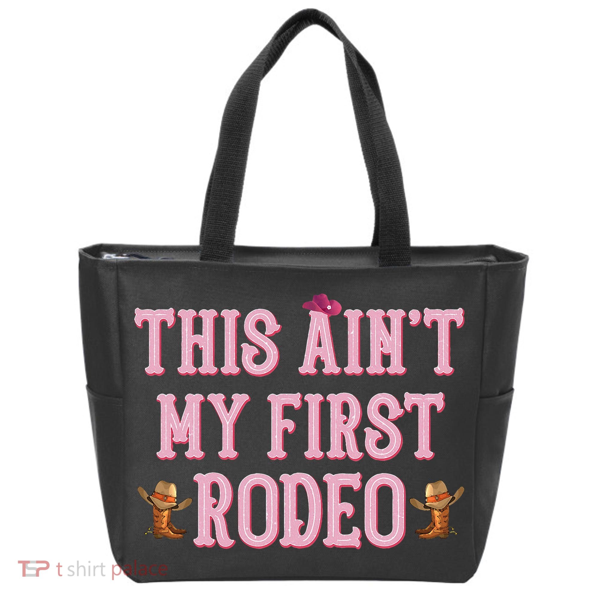 This Aint My First Rodeo Cowgirl Rodeo Tote Bag