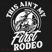 This AinT My First Rodeo Funny Cowboy Rodeo Bull Rider Hoodie thumb 7