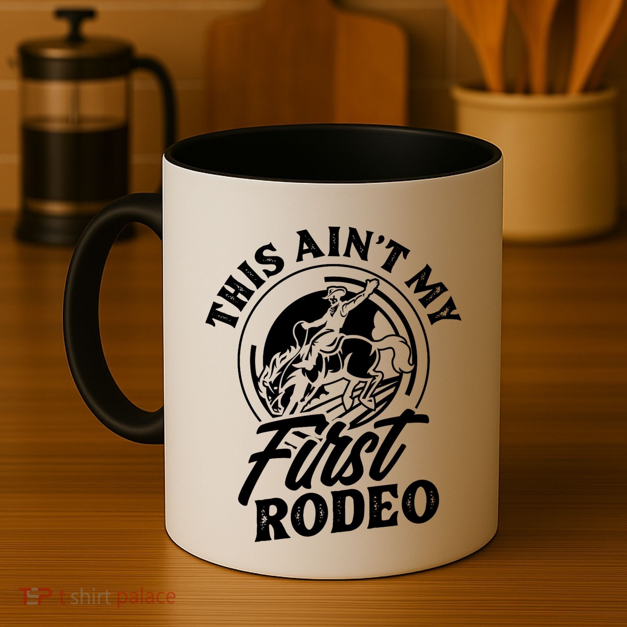 This AinT My First Rodeo Funny Cowboy Rodeo Bull Rider Coffee Mug