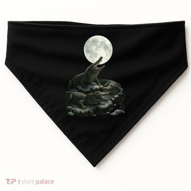Three Alligator Moon USA-Made Doggie Bandana