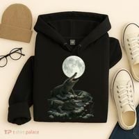 Three Alligator Moon Hoodie thumb 4