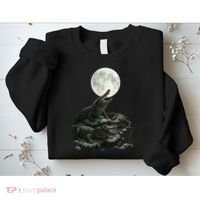 Three Alligator Moon Sweatshirt thumb 2