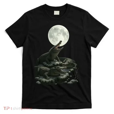 Three Alligator Moon T-Shirt