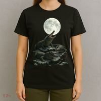 Three Alligator Moon T-Shirt thumb 4