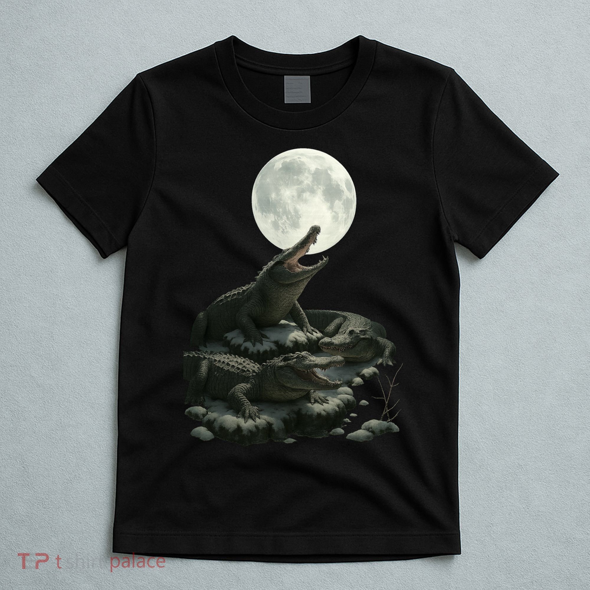 Three Alligator Moon T-Shirt
