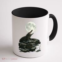 Three Alligator Moon Coffee Mug thumb 1