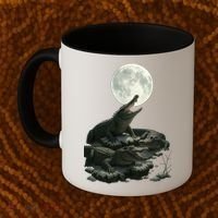 Three Alligator Moon Coffee Mug thumb 2