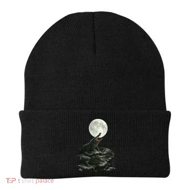 Three Alligator Moon Beanie
