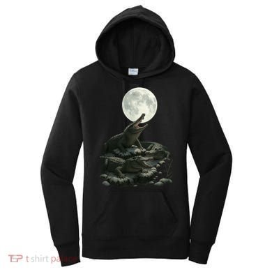 Three Alligator Moon Women's Hoodie