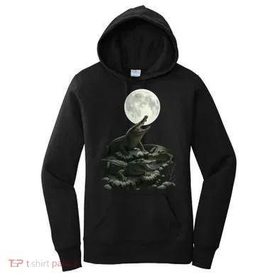 Three Alligator Moon Women's Hoodie