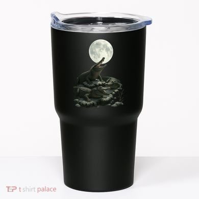 Three Alligator Moon Tumbler