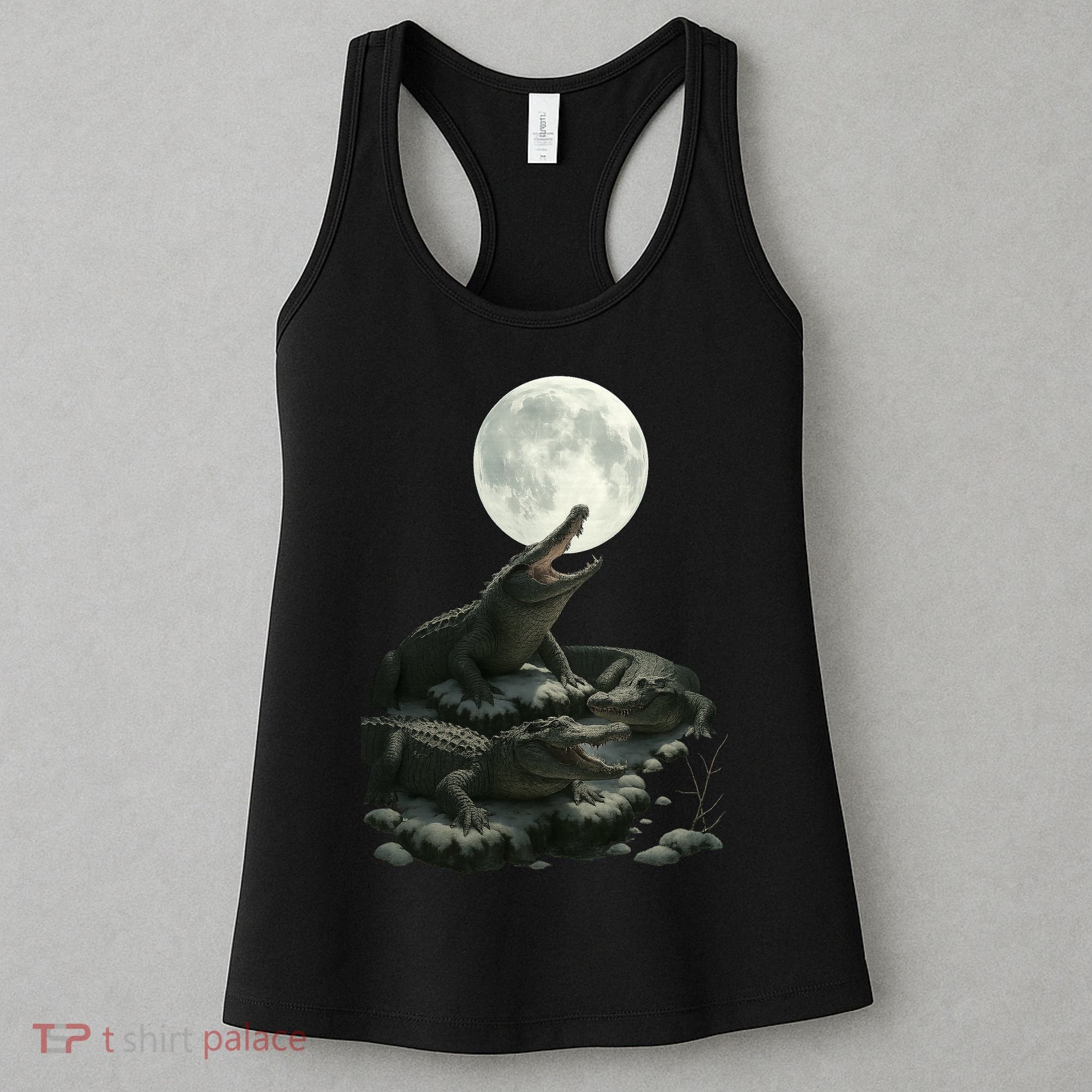 Three Alligator Moon Women's Tank Top