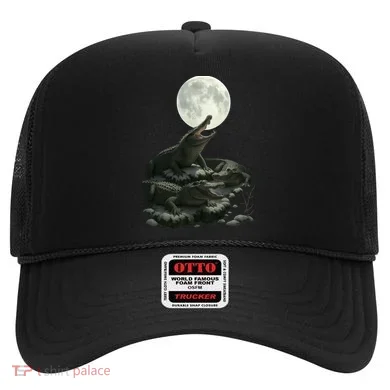 Three Alligator Moon Hat