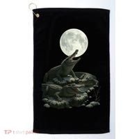 Three Alligator Moon Golf Towel thumb 0