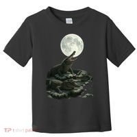 Three Alligator Moon Toddler T-Shirt thumb 0