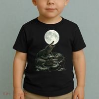 Three Alligator Moon Toddler T-Shirt thumb 2