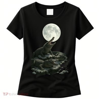 Three Alligator Moon Women's T-Shirt