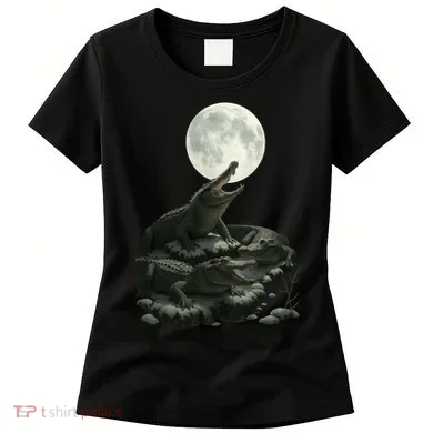 Three Alligator Moon Women's T-Shirt