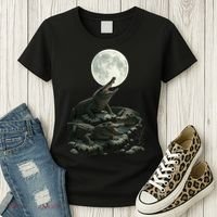 Three Alligator Moon Women's T-Shirt thumb 3