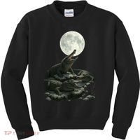 Three Alligator Moon Kids Sweatshirt thumb 0