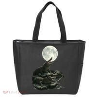 Three Alligator Moon Tote Bag thumb 0
