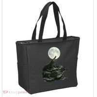 Three Alligator Moon Tote Bag thumb 2